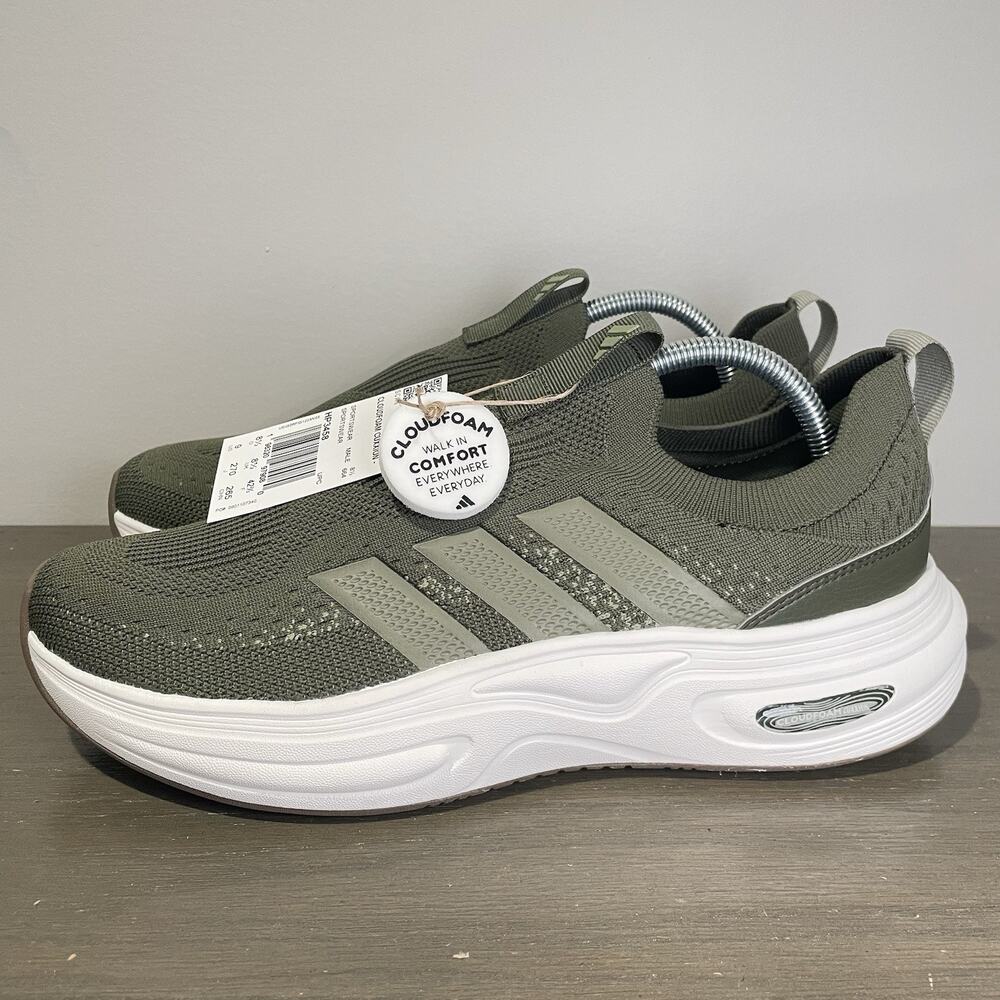 Adidas Mens Size 9 WIDE FIT Shoes NEW Cloudfoam Cuxxion Arch Support HP3458